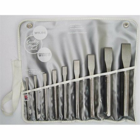 TOOL 5-Piece Cold Chisel Set Natural Finish-Vinyl Pouch TO143288